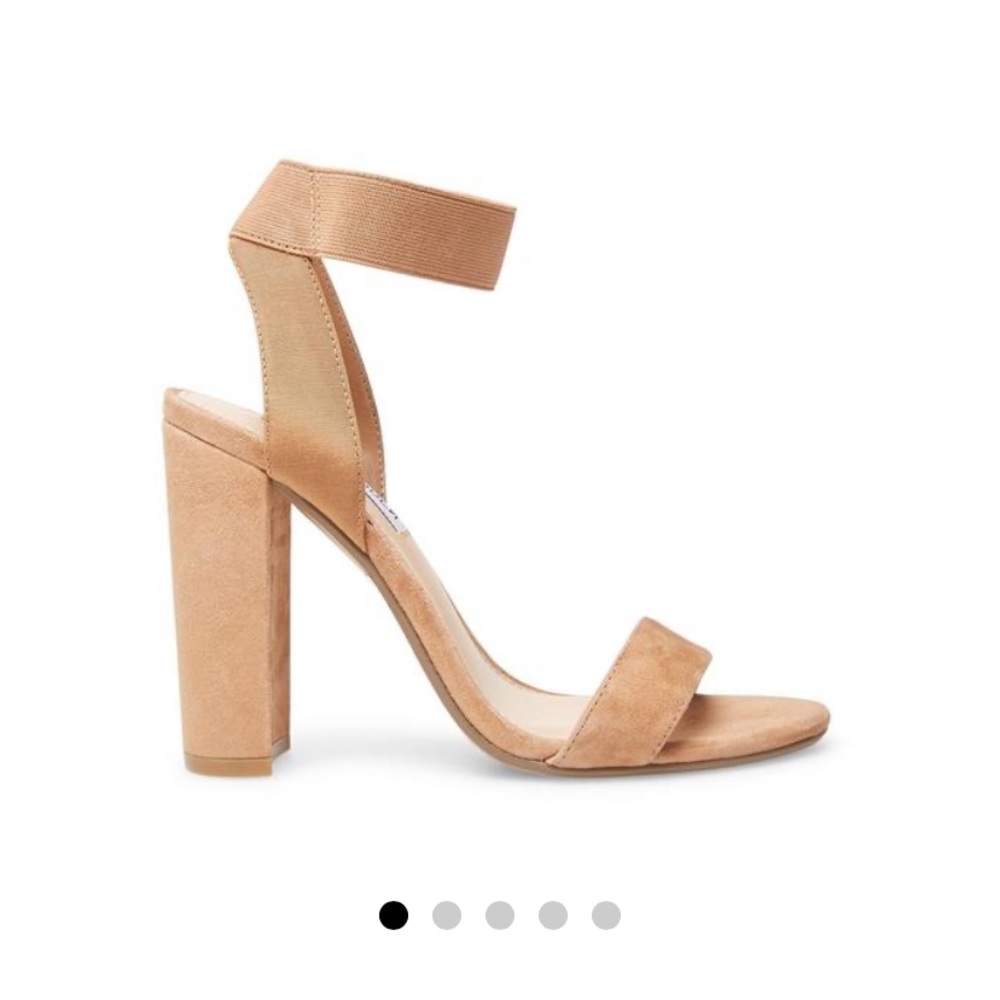Celebrate Camel Suede Heels